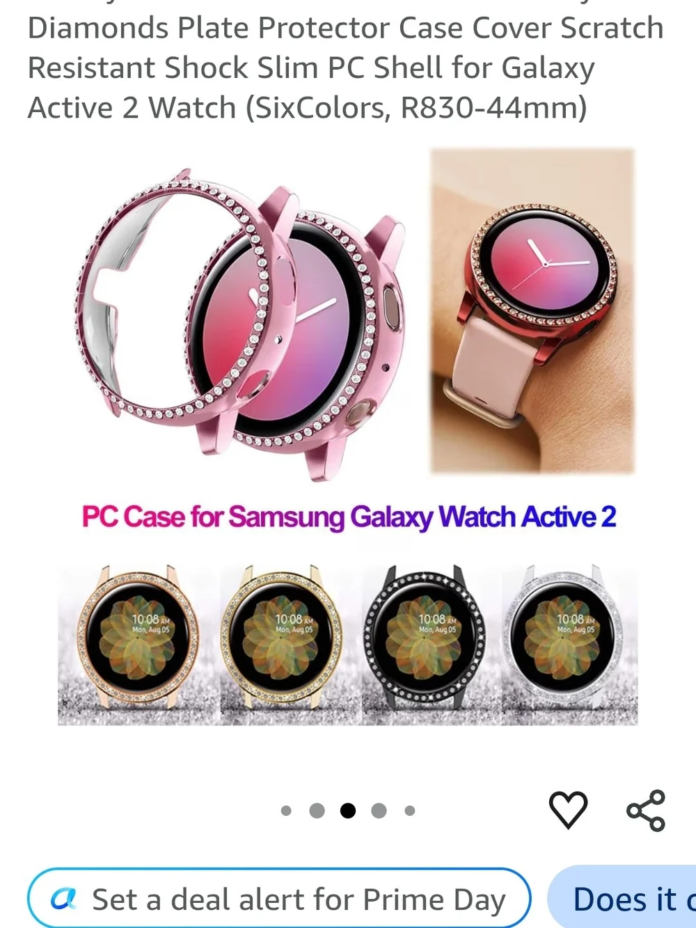 Samsung Galaxy Watch Active 2 Protector Case